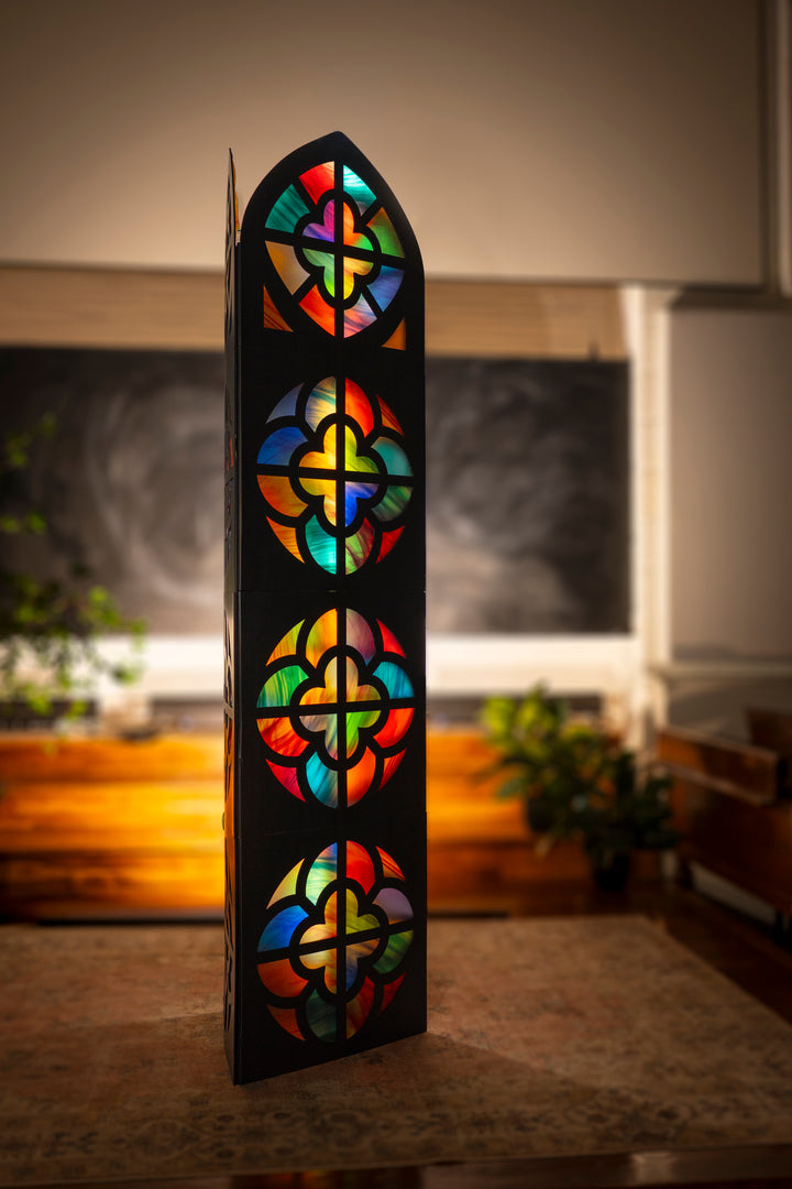Stained Glass Tower Petal Design