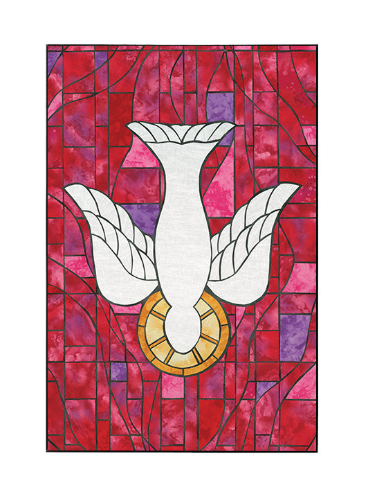 SEG Wall Art Stained Glass Symbols of Faith Descending Dove