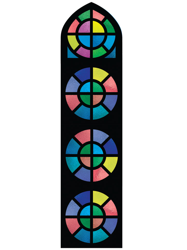 Stained Glass Tower Circle Design