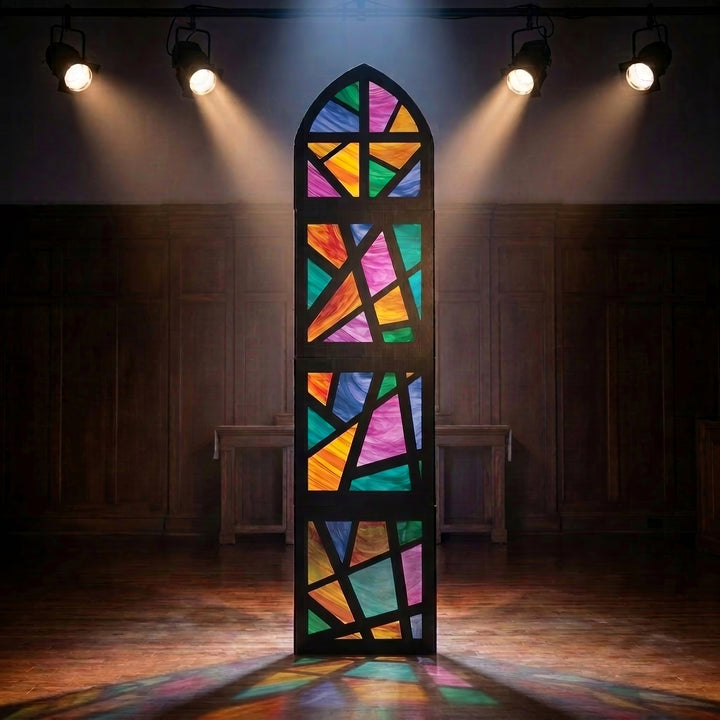 Stained Glass Tower Fractal Design