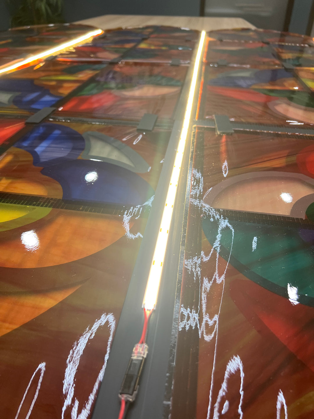 LED Light Strips for Stained Glass Tower