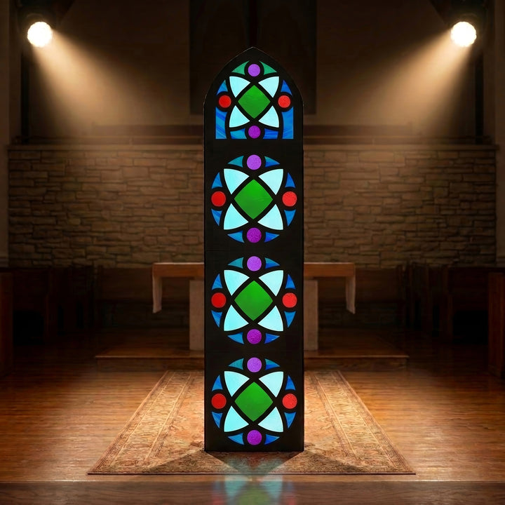 Stained Glass Tower Orbit Design