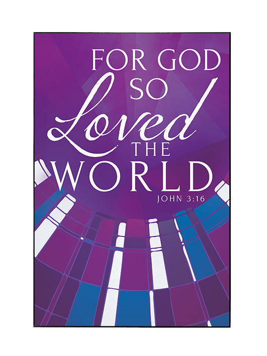 SEG Wall Art Streaming Light For God So Loved The World