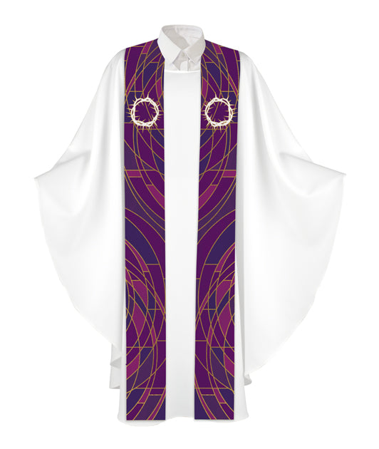 Luminescence Lent Printed Stole