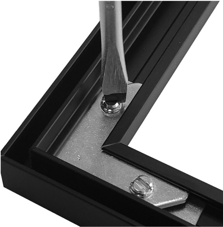 Closeup of SEG Frame Hardware