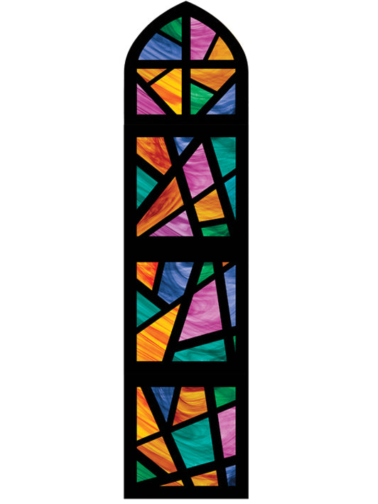 Stained Glass Tower Fractal Design