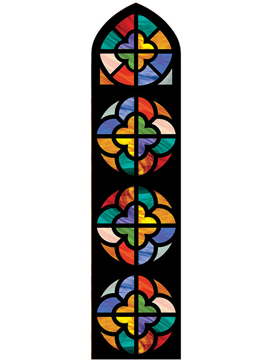 Stained Glass Tower Petal Design