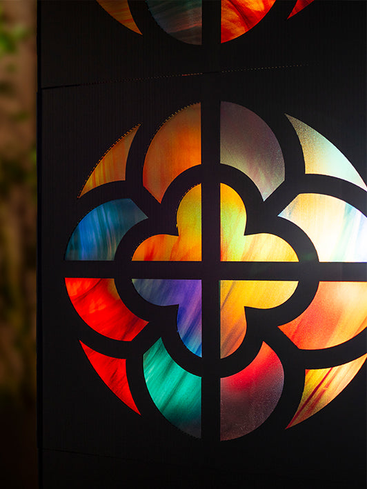 Stained Glass Tower Petal Design