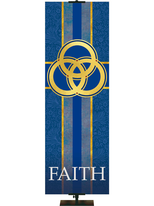 Trinity Symbol and Faith Tapestries of Faith