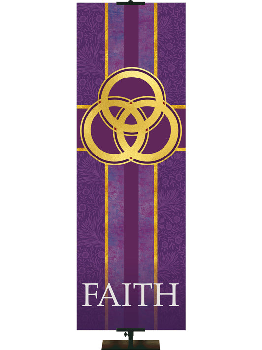 Trinity Symbol and Faith Tapestries of Faith
