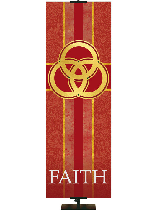 Trinity Symbol and Faith Tapestries of Faith