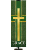 Cross Symbol and Grace Tapestries of Faith