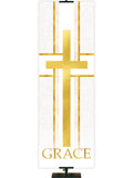 Cross Symbol and Grace Tapestries of Faith