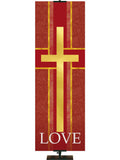 Cross Symbol and Love Tapestries of Faith