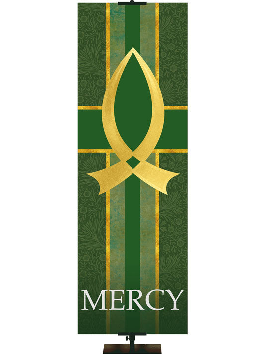 Fish Symbol and Mercy Tapestries of Faith