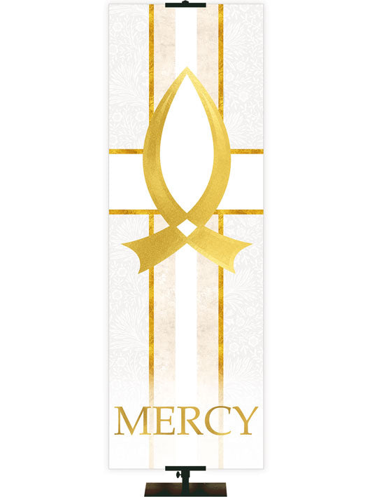 Fish Symbol and Mercy Tapestries of Faith