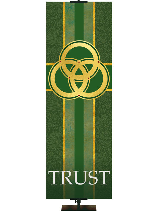 Trinity Symbol and Trust Tapestries of Faith