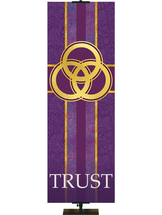 Trinity Symbol and Trust Tapestries of Faith