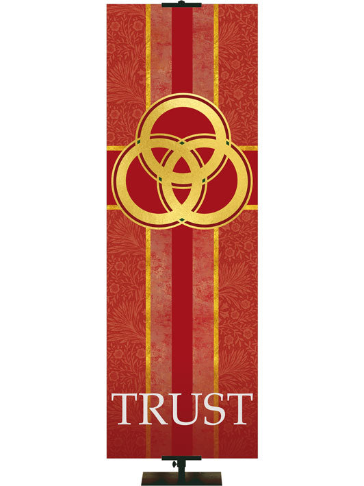 Trinity Symbol and Trust Tapestries of Faith