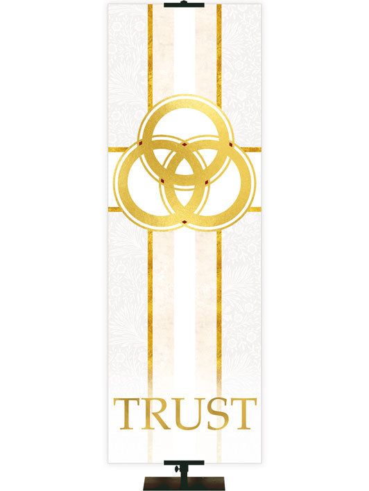Trinity Symbol and Trust Tapestries of Faith