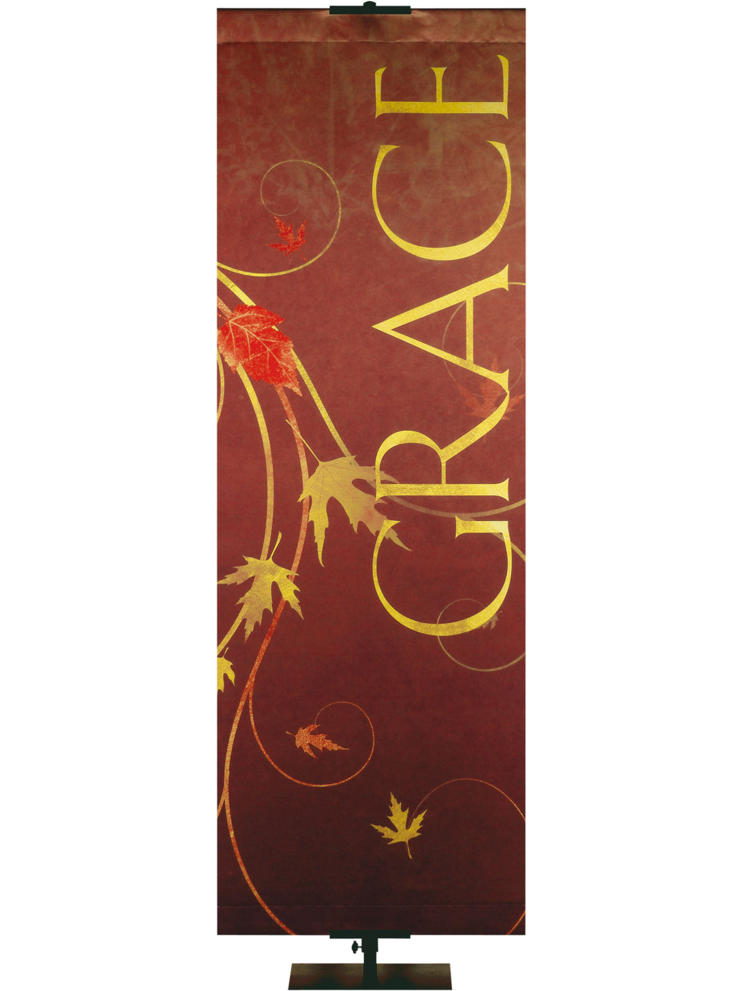 Irregular Autumn Faux Foil - Grace (2 ft x 6 ft, Pole Hems)