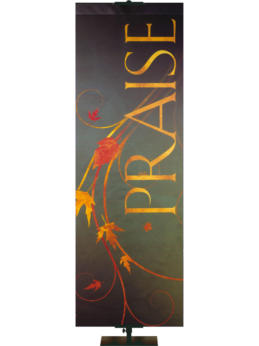 Irregular Autumn Faux Foil - Praise (18 in x 5 ft, Pole Hems)
