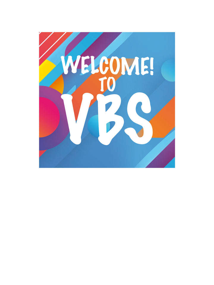 Wall Decals Welcome to VBS Abstract Summer