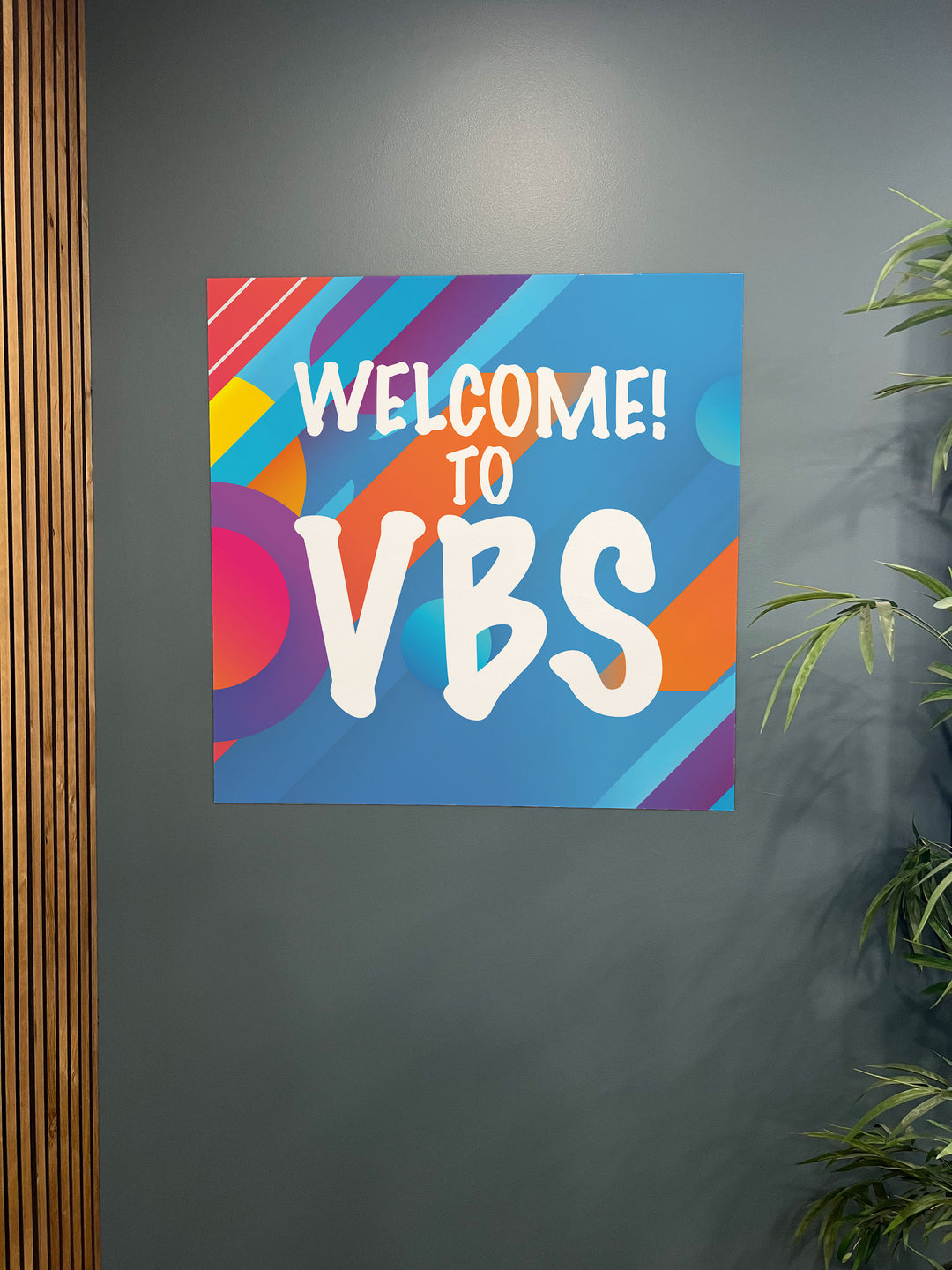 Wall Decals Welcome to VBS Abstract Summer