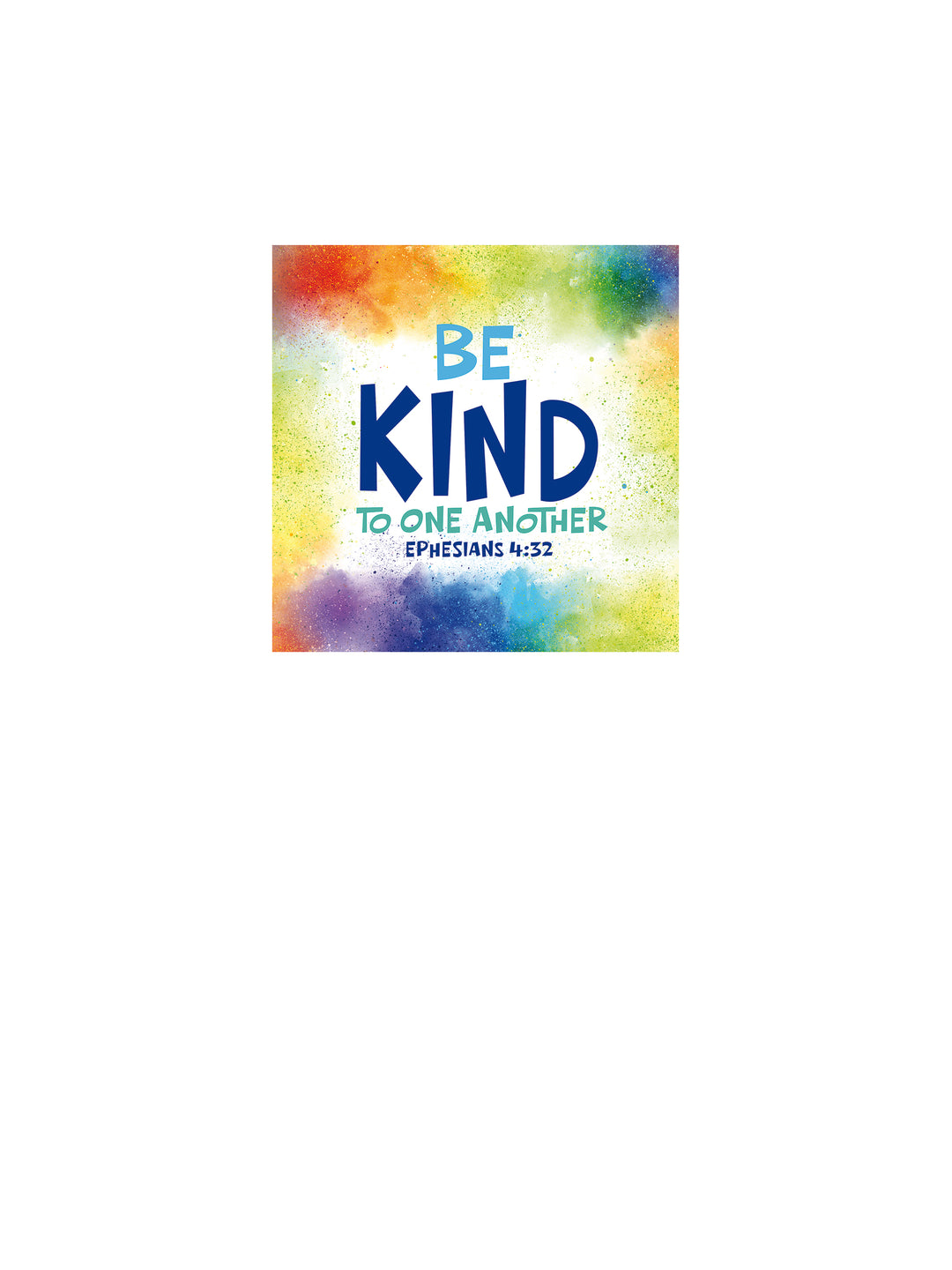 Wall Decals Be Kind To One Another Ephesians 4:32 Color Clouds