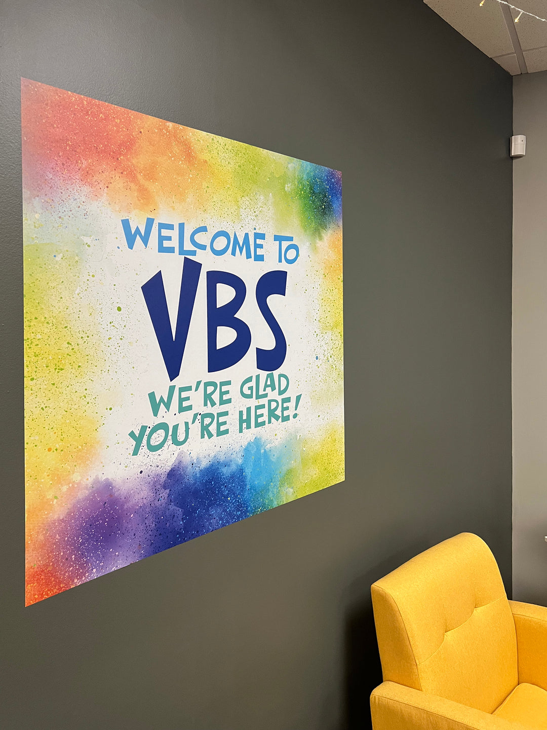 Wall Decals Welcome to VBS Color Clouds
