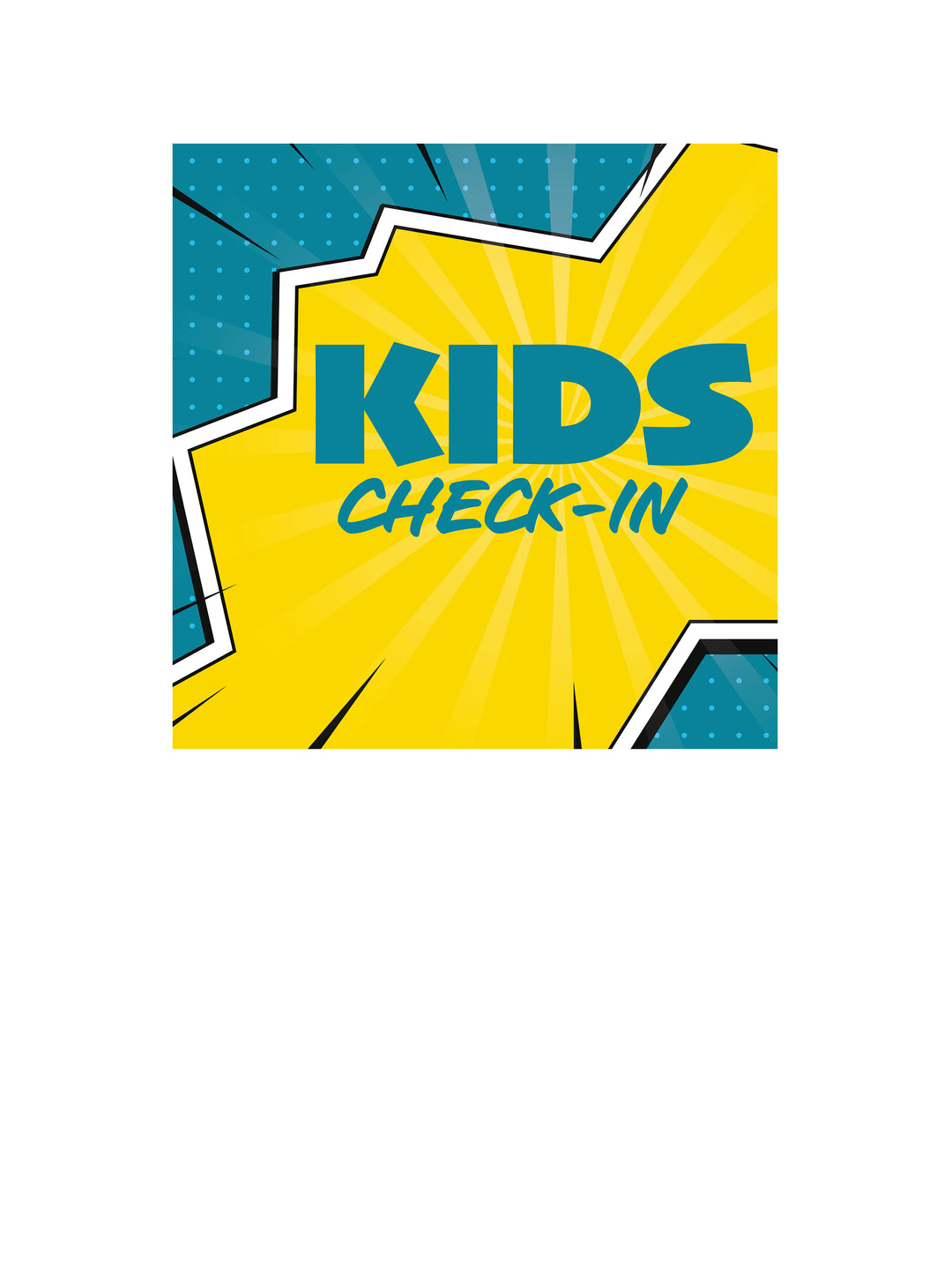 Wall Decals Kids Check-In Comic Book