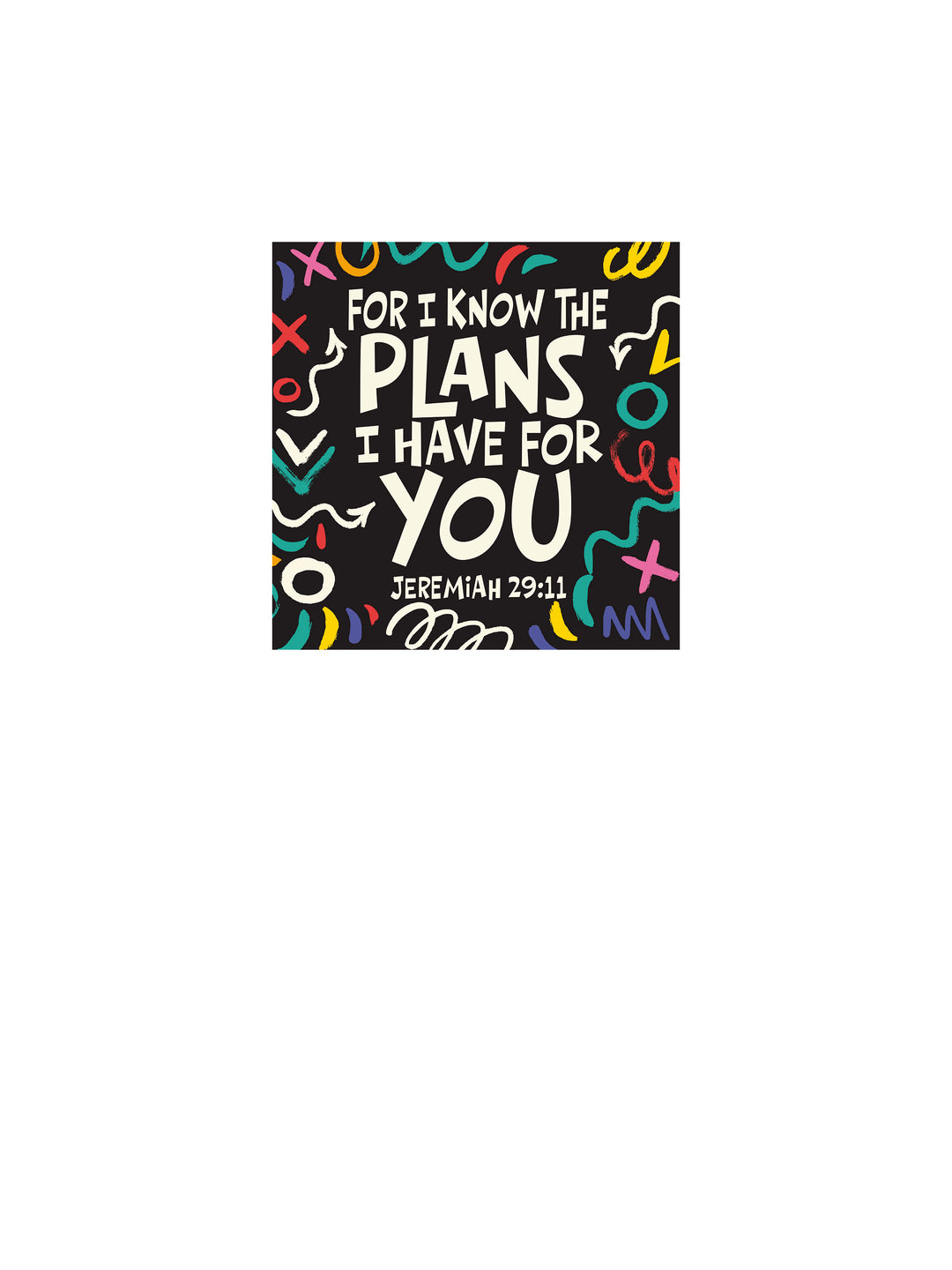 I Know the Plans on Peel and Stick Wall Decal with doodle markers design
