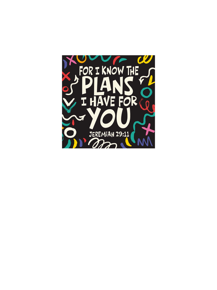 I Know the Plans on Peel and Stick Wall Decal with doodle markers design