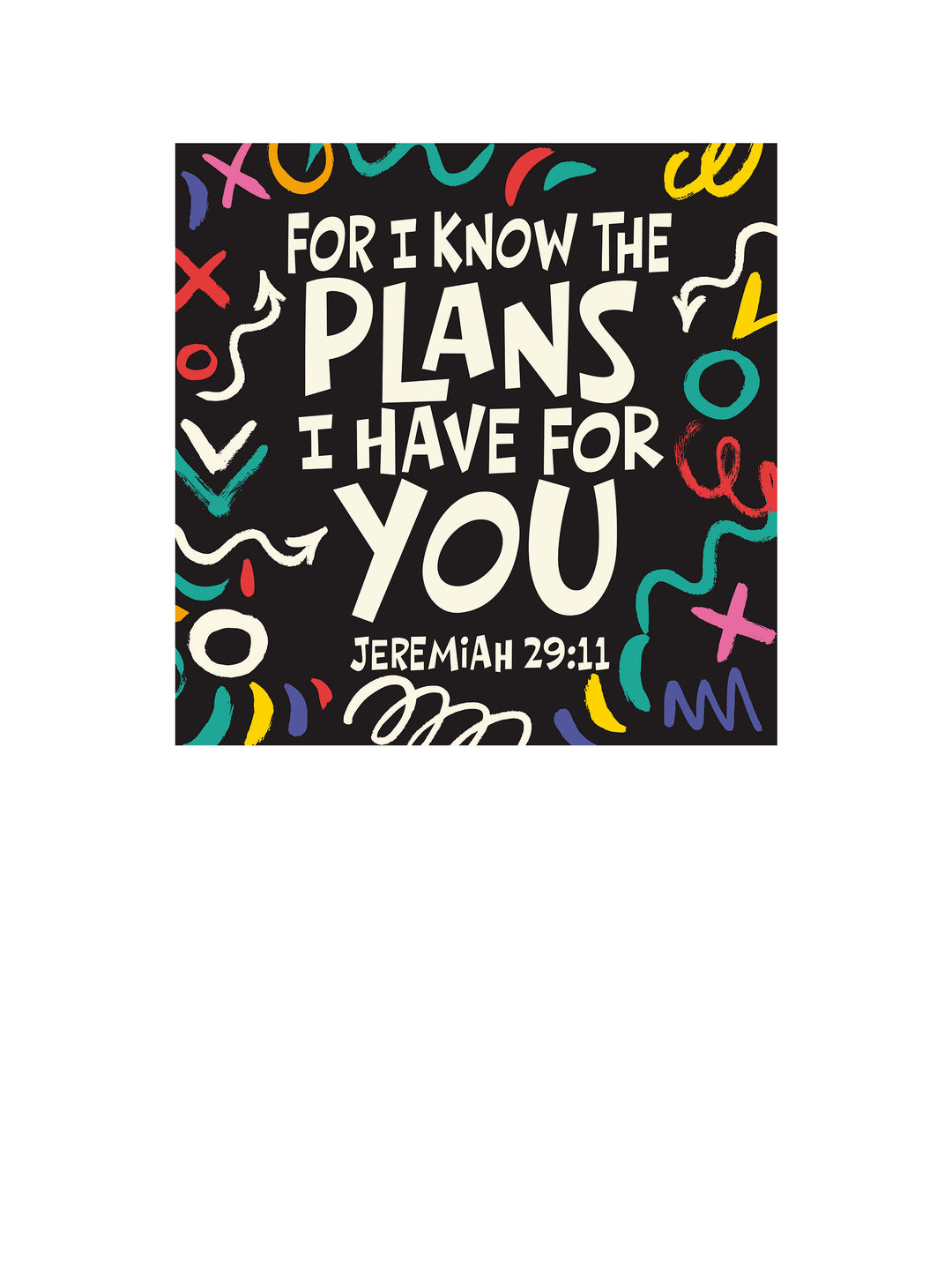 Wall Decals I Know the Plans Doodle Markers