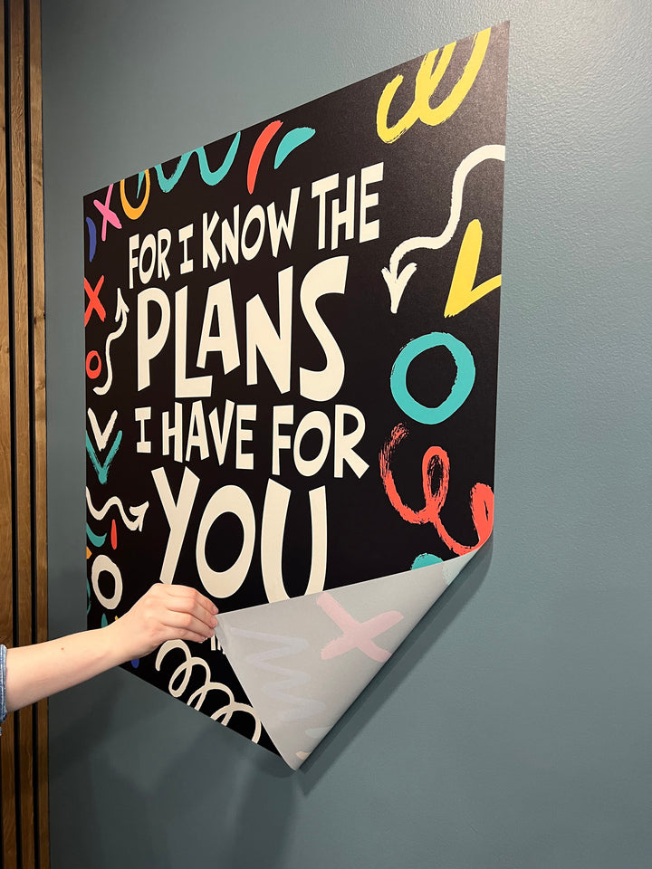 Wall Decals I Know the Plans Doodle Markers