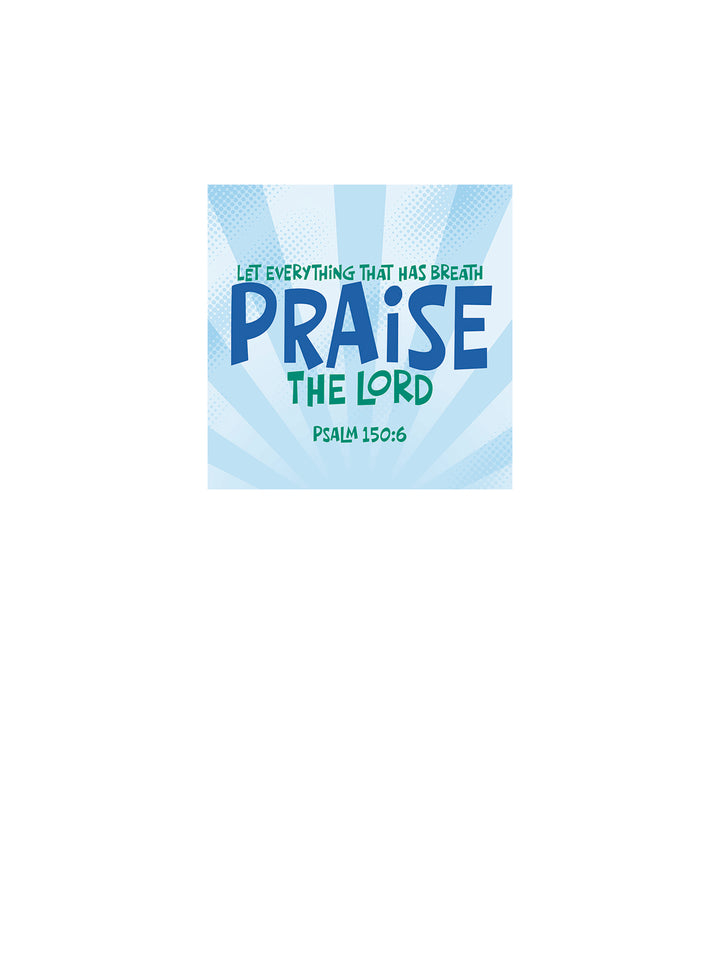 Wall Decals Praise the Lord Scripture Burst