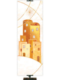 Bethlehem Right with gold accents in White or Red Luminescent Christmas