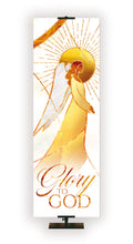 Glory to God Luminescent Christmas Angel with gold accents in White or Red