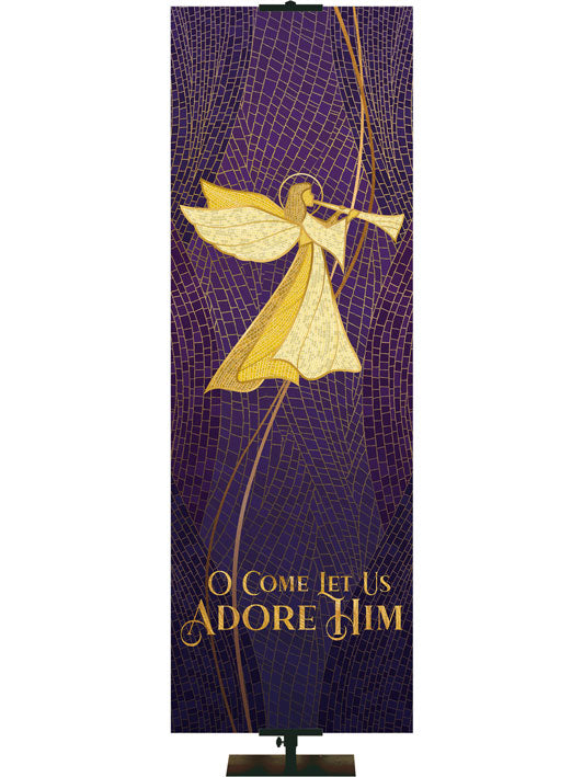 O Come Let Us Adore Him Christmas Mosaic