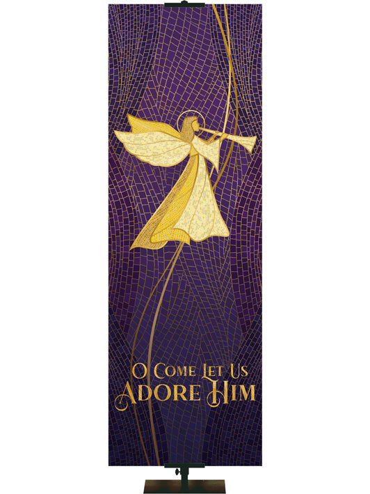 O Come Let Us Adore Him Christmas Mosaic