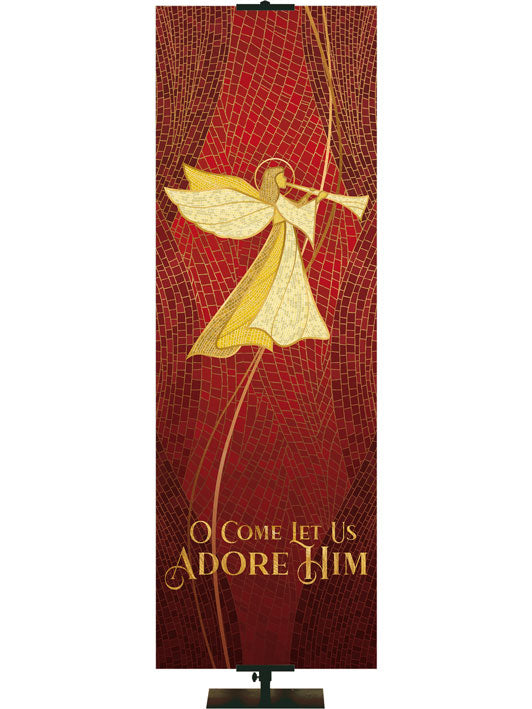 O Come Let Us Adore Him Christmas Mosaic