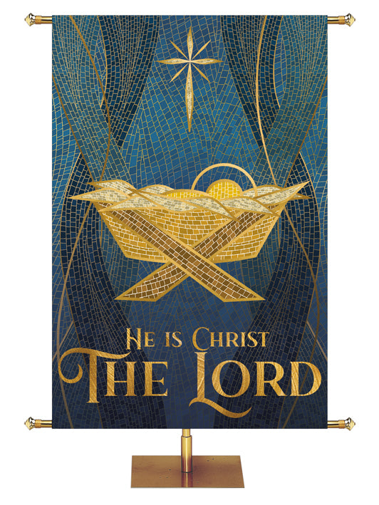 Mosaico de Navidad Él es Cristo el Señor