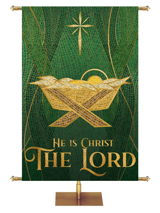 Mosaico de Navidad Él es Cristo el Señor