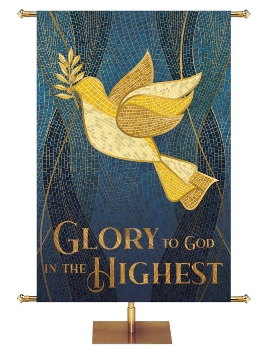 Christmas Mosaic Church Banners - Intricate, Artistic Displays for the ...