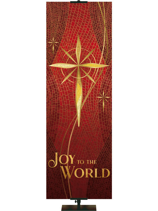 Mosaico navideño Alegría para el mundo