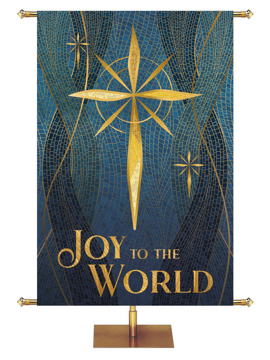 Mosaico navideño Alegría para el mundo
