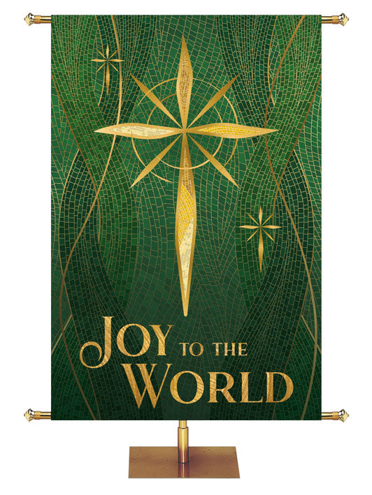Mosaico navideño Alegría para el mundo