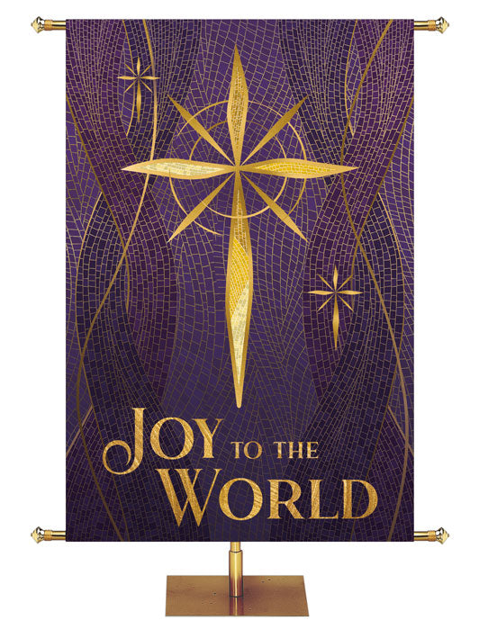 Mosaico navideño Alegría para el mundo