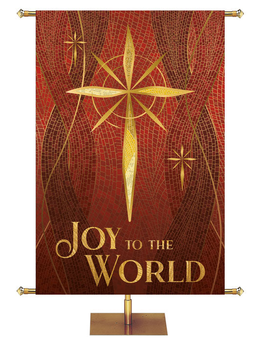 Mosaico navideño Alegría para el mundo