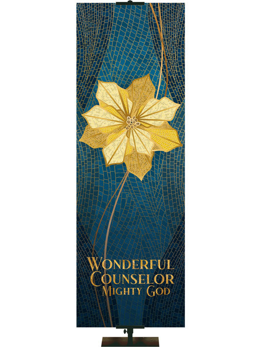 Wonderful Counselor Mighty God Christmas Mosaic